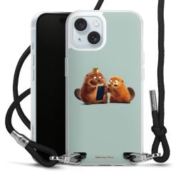 New Carry Case Transparent Stoff schwarz/silber