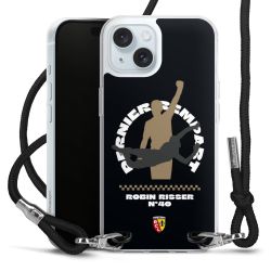 New Carry Case Transparent Stoff schwarz/silber