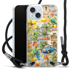 Carry Case Stoff schwarz/silber