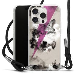 Carry Case Transparent Fabric black/silver