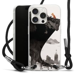 Carry Case Transparent Fabric black/silver