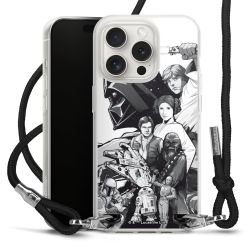 Carry Case Transparent Fabric black/silver