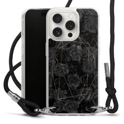 Carry Case Transparent Fabric black/silver