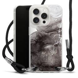 Carry Case Transparent Fabric black/silver