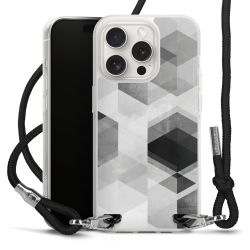 Carry Case Transparent Fabric black/silver