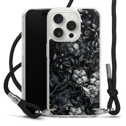 Carry Case Transparent Fabric black/silver