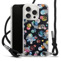 Carry Case Transparent Fabric black/silver