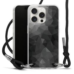 Carry Case Transparent Fabric black/silver