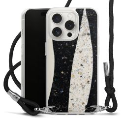 Carry Case Transparent Fabric black/silver