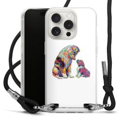 New Carry Case Transparent Stoff schwarz/silber