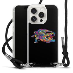 New Carry Case Transparent Stoff schwarz/silber