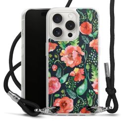 New Carry Case Transparent Stoff schwarz/silber