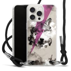 Carry Case Transparent Fabric black/silver