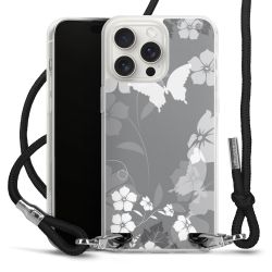 Carry Case Transparent Fabric black/silver