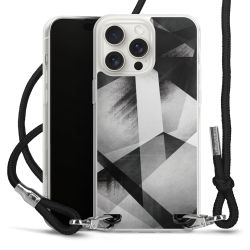 Carry Case Transparent Fabric black/silver