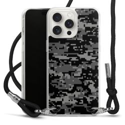 Carry Case Transparent Fabric black/silver