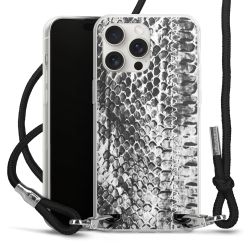 Carry Case Transparent Fabric black/silver