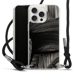 Carry Case Transparent Fabric black/silver