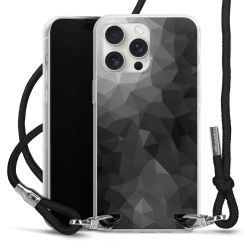 Carry Case Transparent Fabric black/silver