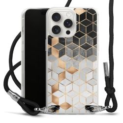 Carry Case Transparent Fabric black/silver