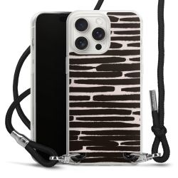 Carry Case Transparent Fabric black/silver