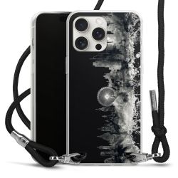 Carry Case Transparent Fabric black/silver