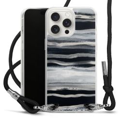 Carry Case Transparent Fabric black/silver