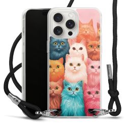 New Carry Case Transparent Stoff schwarz/silber