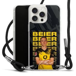 New Carry Case Transparent Stoff schwarz/silber