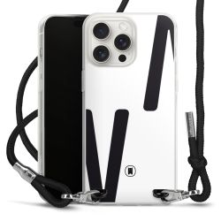 New Carry Case Transparent Stoff schwarz/silber