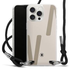 New Carry Case Transparent Stoff schwarz/silber