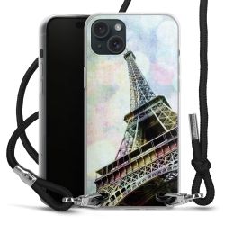 Carry Case Transparent Fabric black/silver