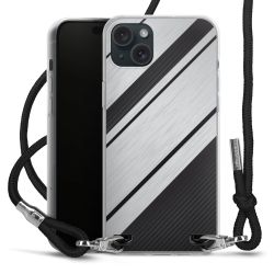 Carry Case Transparent Fabric black/silver