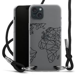 Carry Case Transparent Fabric black/silver