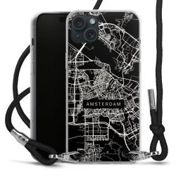 Carry Case Transparent Fabric black/silver