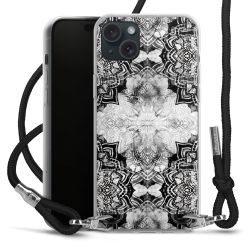 Carry Case Transparent Fabric black/silver