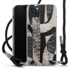 Carry Case Transparent Fabric black/silver