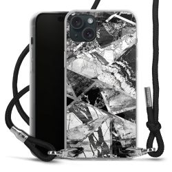 Carry Case Transparent Fabric black/silver