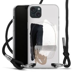 Carry Case Transparent Fabric black/silver