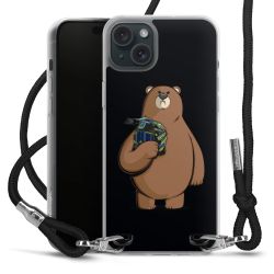 Carry Case Stoff schwarz/silber