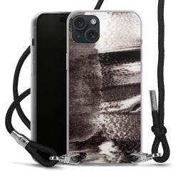 Carry Case Transparent Fabric black/silver