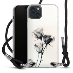 New Carry Case Transparent Stoff schwarz/silber