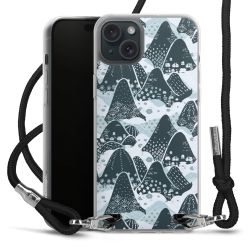 New Carry Case Transparent Stoff schwarz/silber