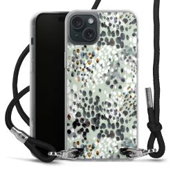 New Carry Case Transparent Stoff schwarz/silber