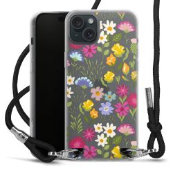 New Carry Case Transparent Stoff schwarz/silber