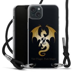 New Carry Case Transparent Stoff schwarz/silber