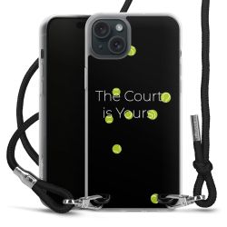 New Carry Case Transparent Stoff schwarz/silber