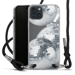 New Carry Case Transparent Stoff schwarz/silber