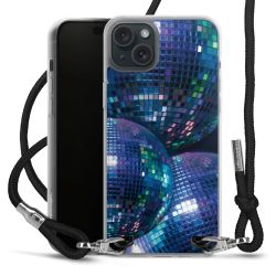 New Carry Case Transparent Stoff schwarz/silber