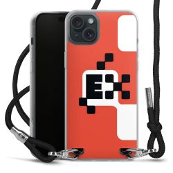 New Carry Case Transparent Stoff schwarz/silber